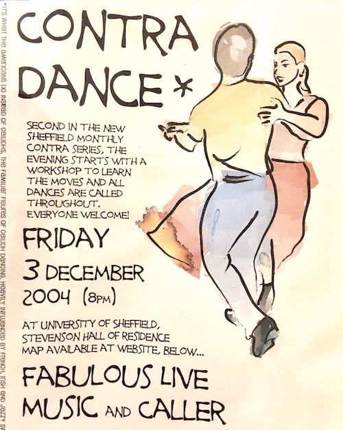 A flyer with details of Vertical Expression's first ever gig on 3rd December 2004